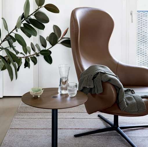 Tavolino rotondo PTB di Kristalia