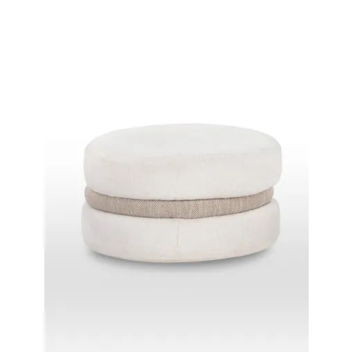 Pouf di design in tessuto Macarons di Calia