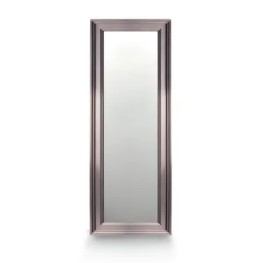 Specchiera Keystone con cornice in legno di Devina Nais