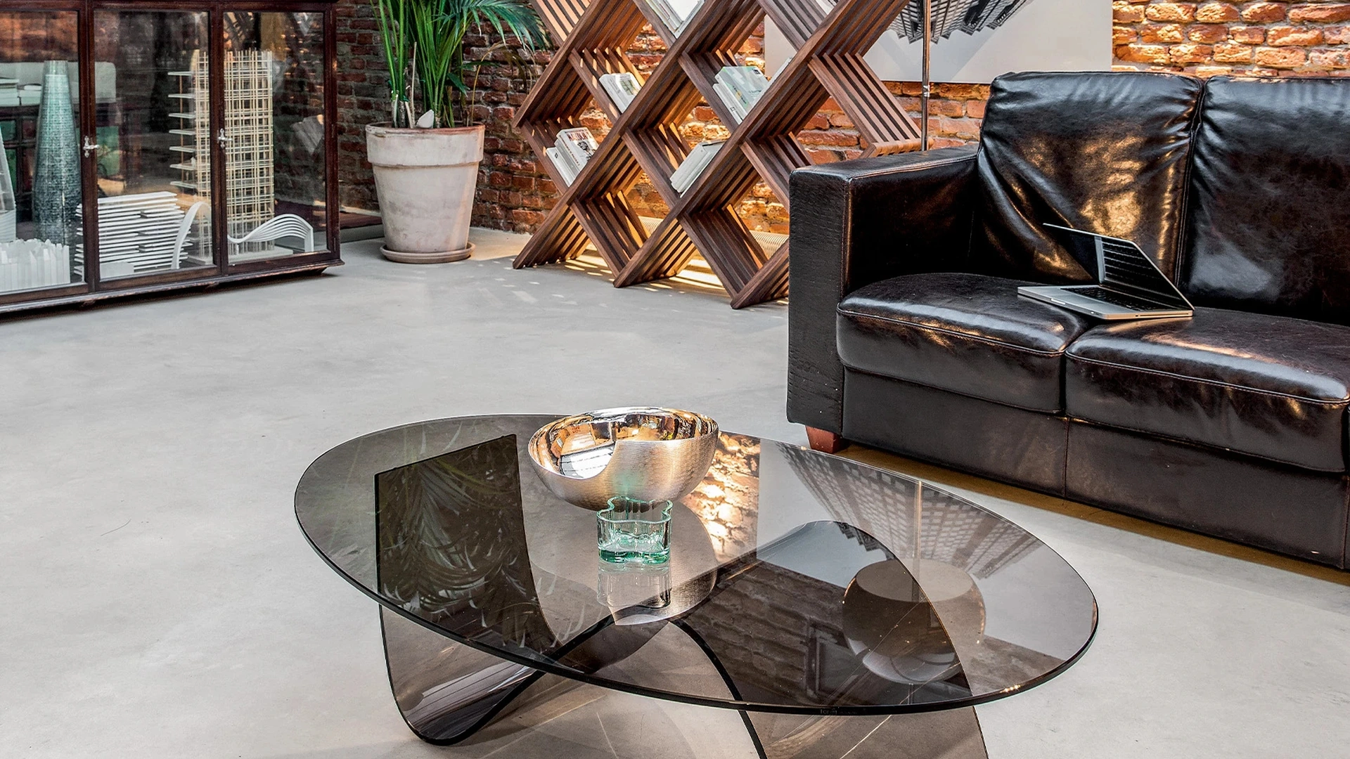 Tavolino in vetro Alissa di Tonin Casa