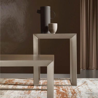 Tavolino in acciaio Frame di Rosini Night