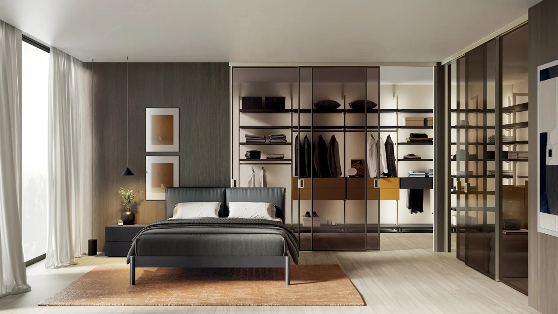 Cabina Armadio Axial System laccata di Dielle Modus