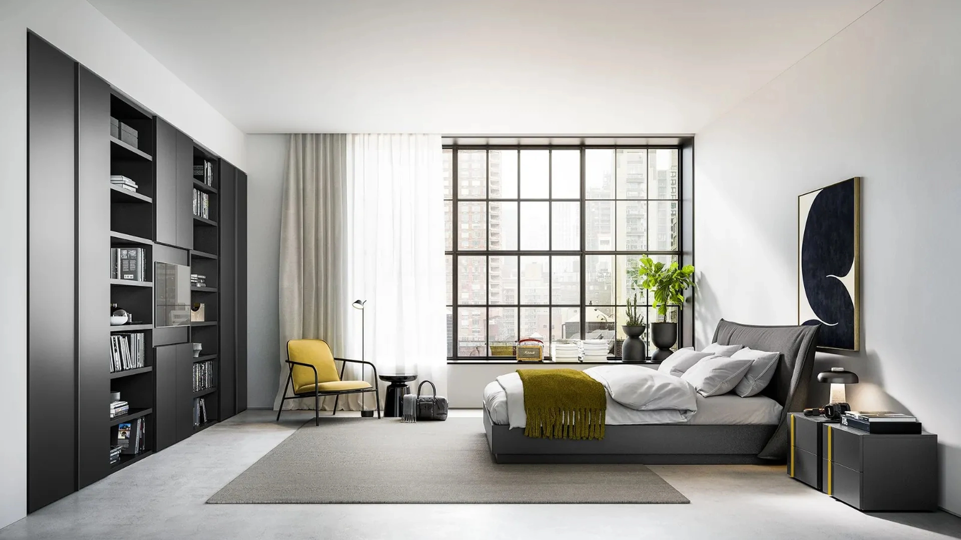 Armadio con ante battenti Shape di Dielle Modus