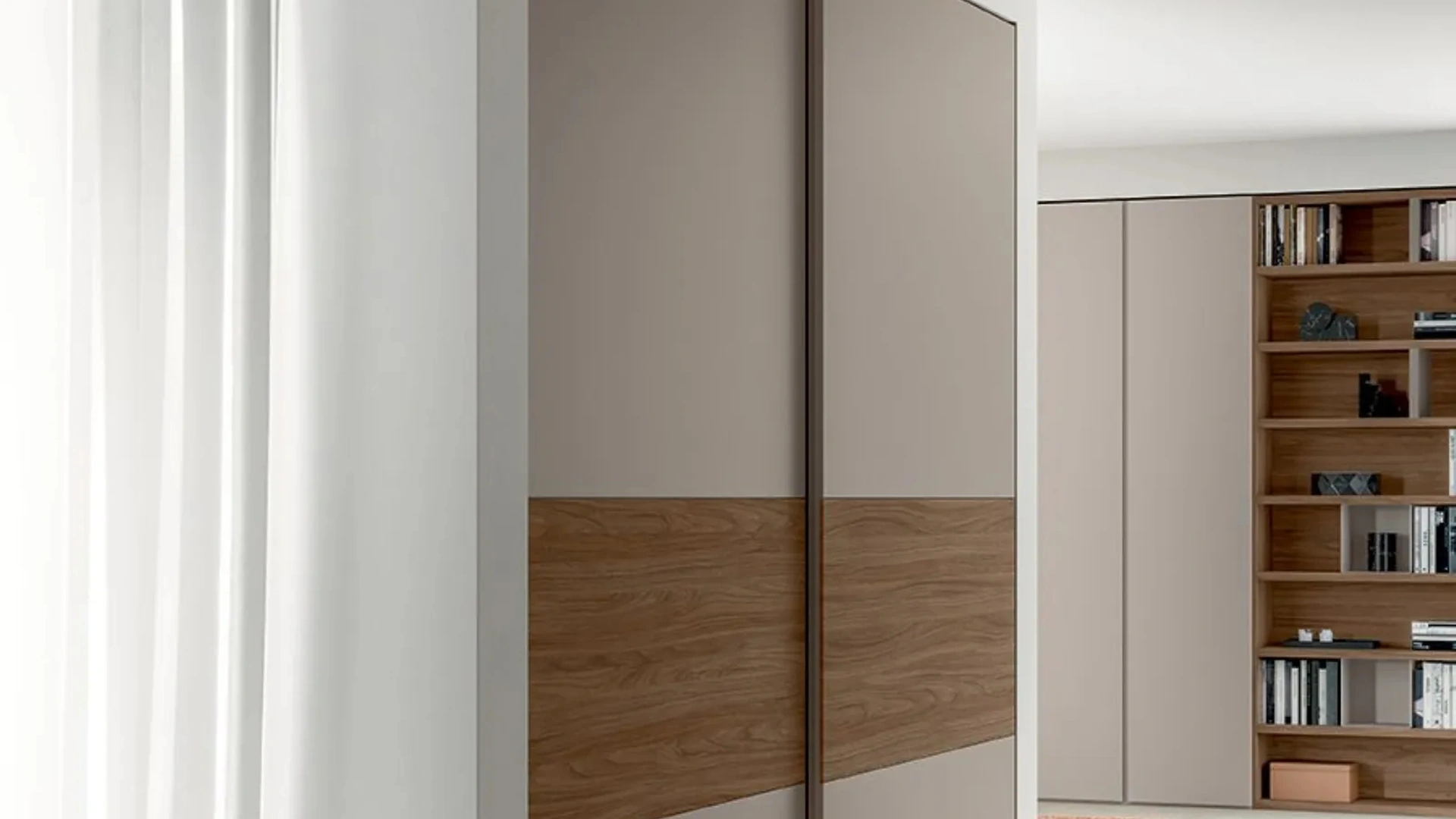 Armadio con ante scorrevoli Strip di Dielle Modus