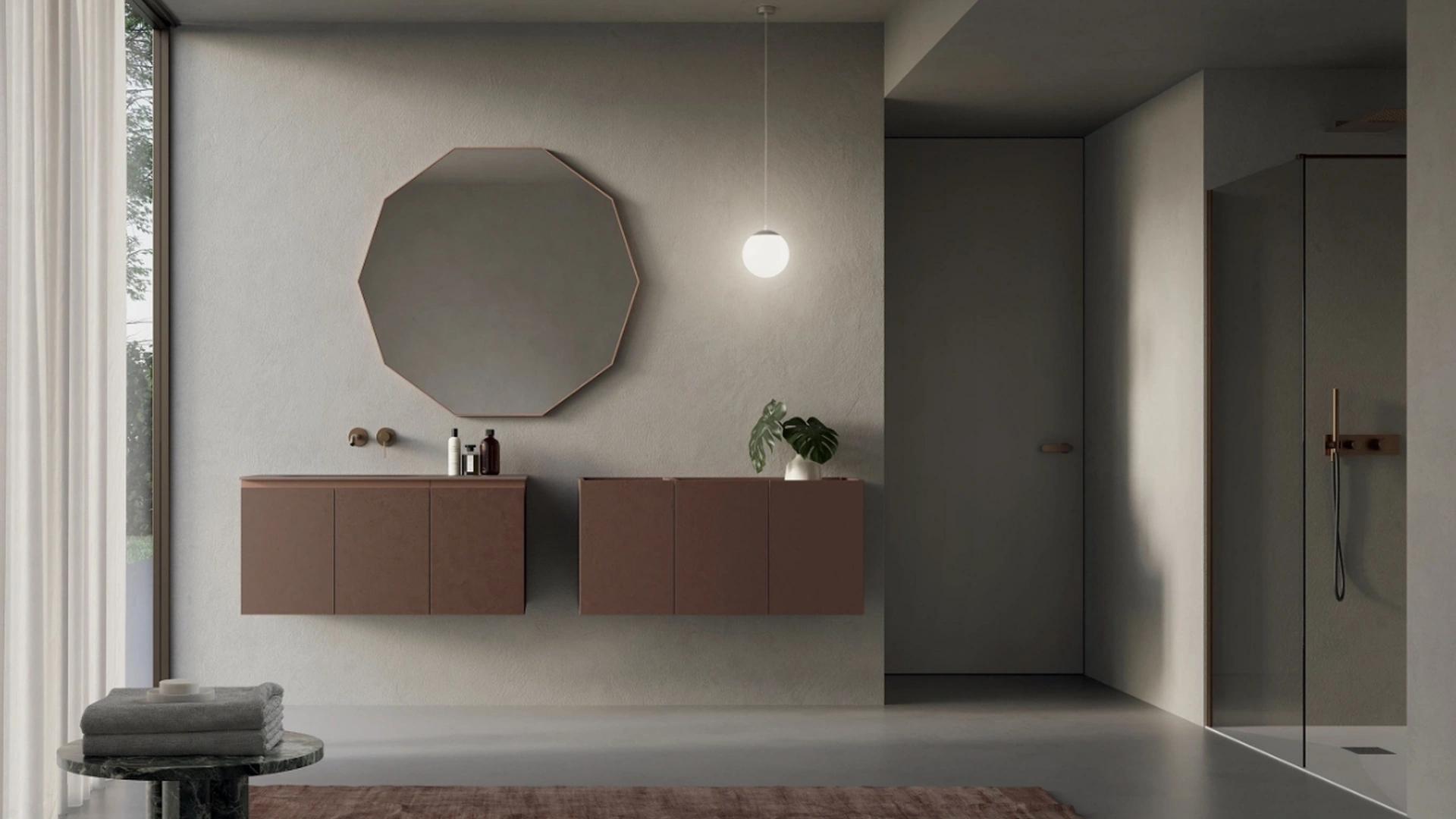 Mobile da Bagno sospeso INK NK003 di Compab