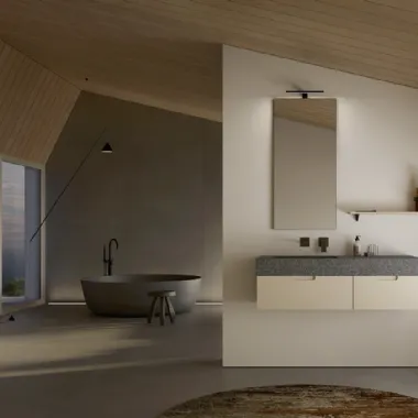 Mobile da Bagno sospeso STRATOS OS07 di Compab