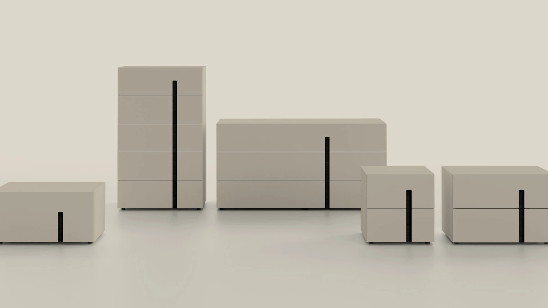 Gruppo Notte Grafico di Kristalia