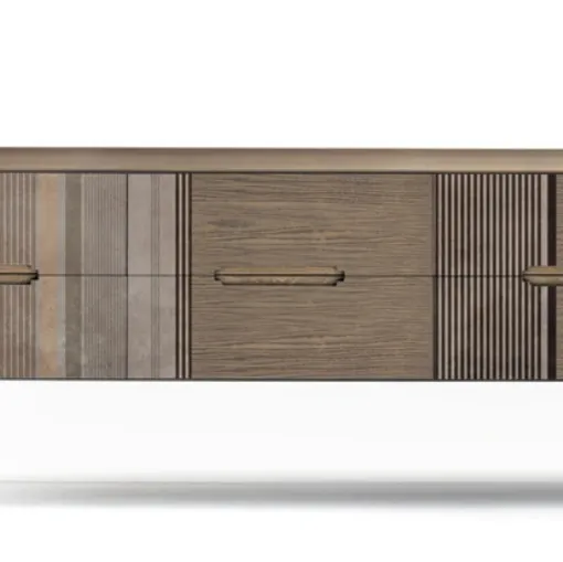 Comò Icon's 102 New Decò V02 in legno con stampa decorativa di Devina Nais