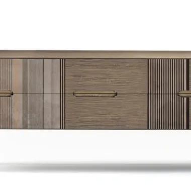 Comò Icon's 102 New Decò V02 in legno con stampa decorativa di Devina Nais