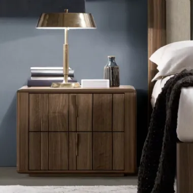 Comodino in legno Memphis di Modesign