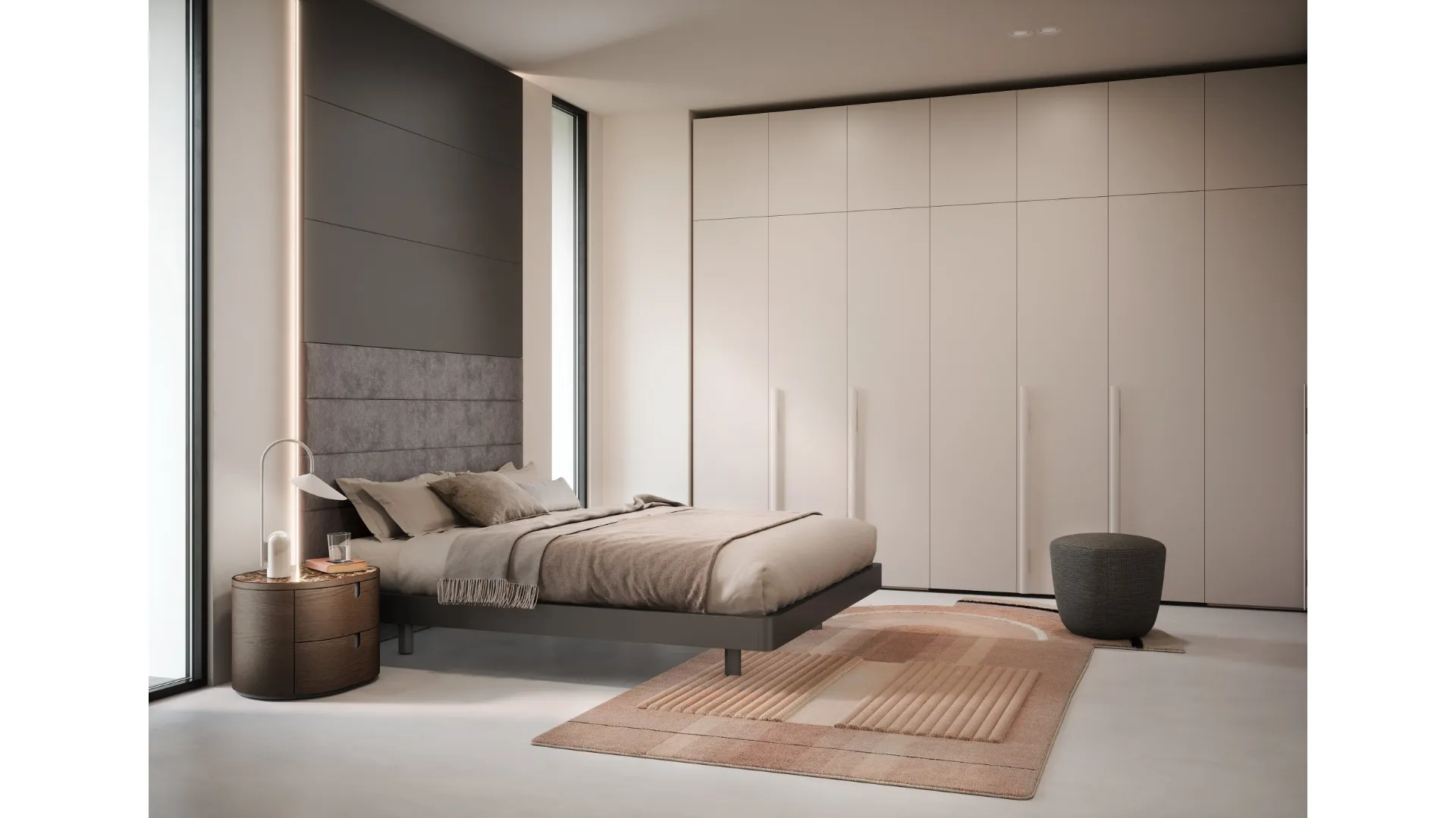 Comodino in legno Vesta di Novamobili