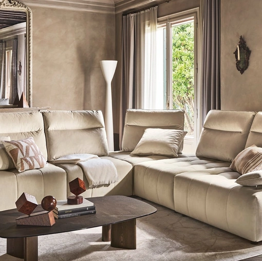 Divano angolare Equipe di Calligaris