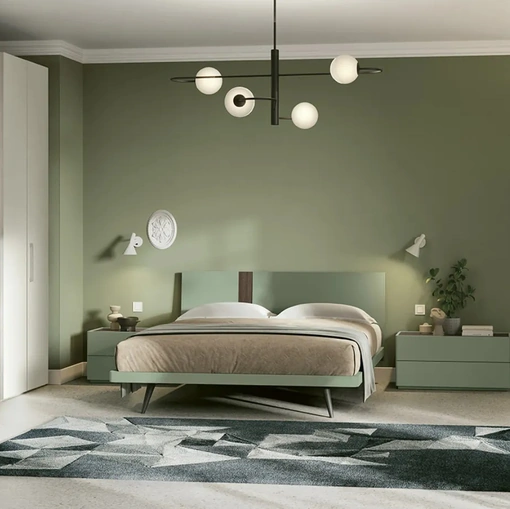 Letto Afrodite con testiera di Dielle Modus