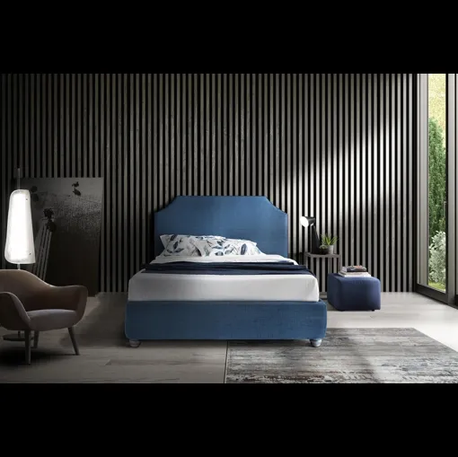 Letto con testiera Austin di Artigianaletti