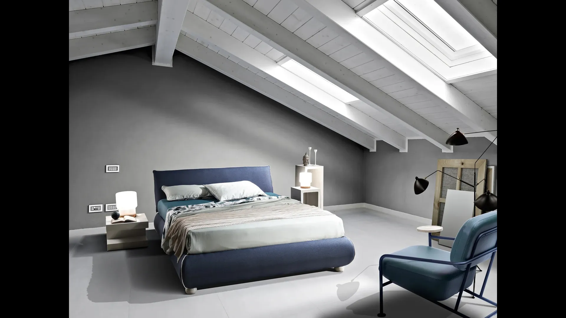 Letto in tessuto Felix di Artigianaletti