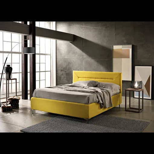 Letto matrimoniale Street in tessuto di Artigianaletti