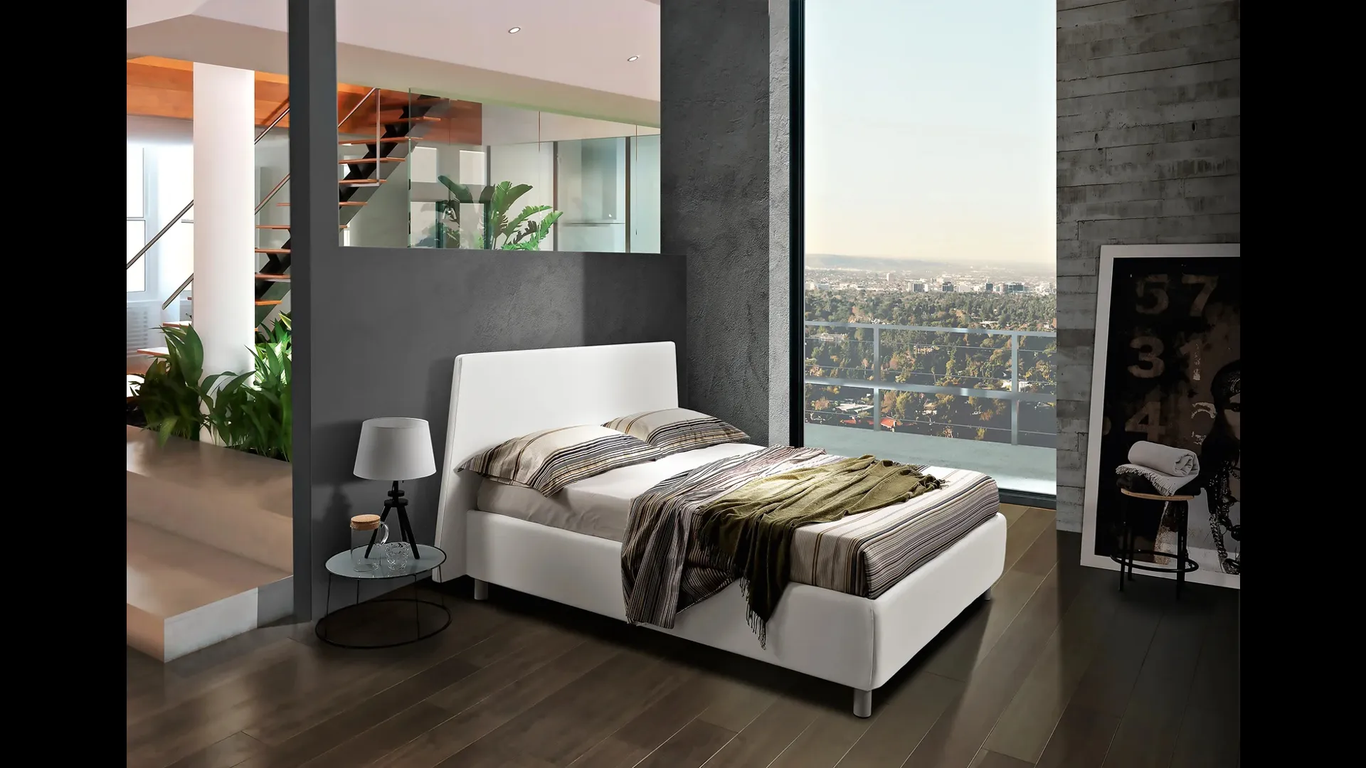 Letto con testiera Tailor di Artigianaletti