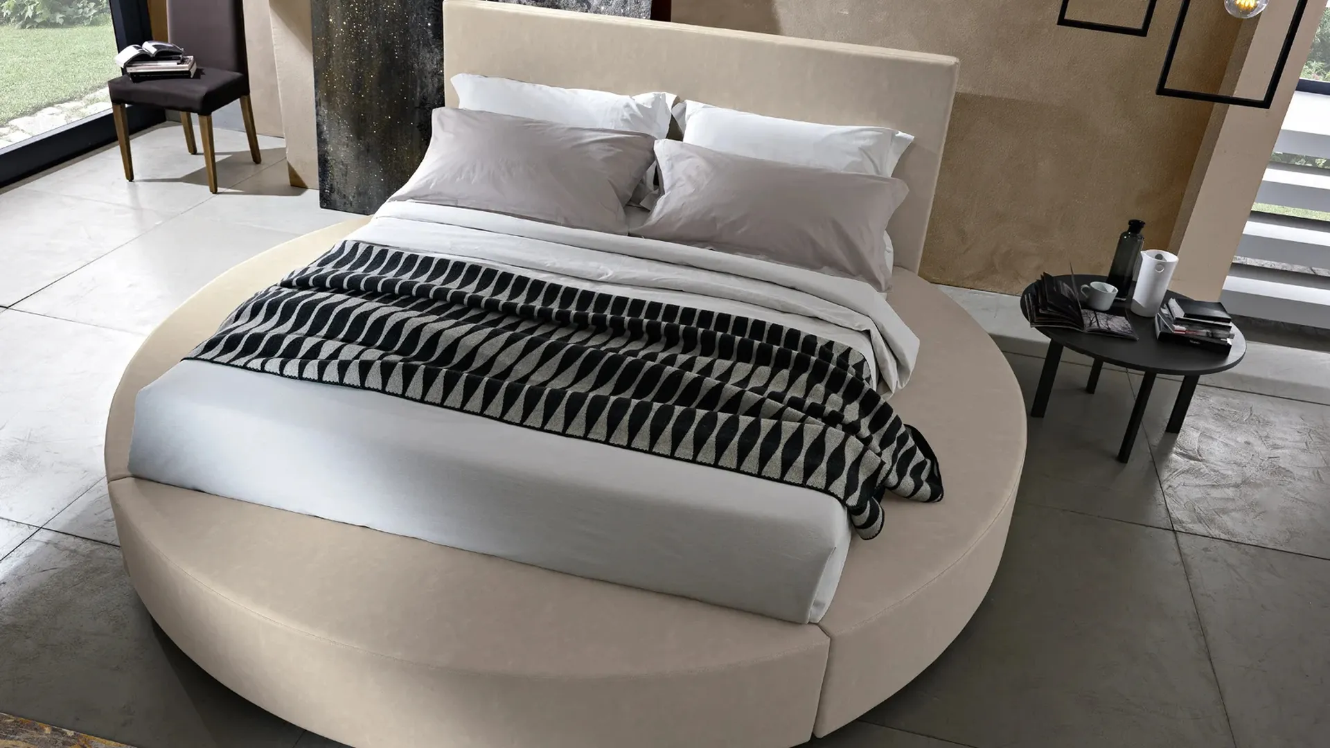 Letto dalla forma rotonda Tondo di Artigianaletti