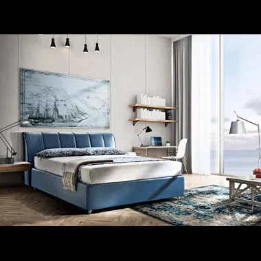 Letto in ecopelle Vernal di Artigianaletti