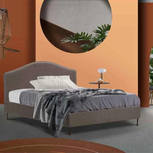 Letto in tessuto Cassiopea di Lettissimi