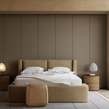 Letto imbottito Dimora di Kristalia