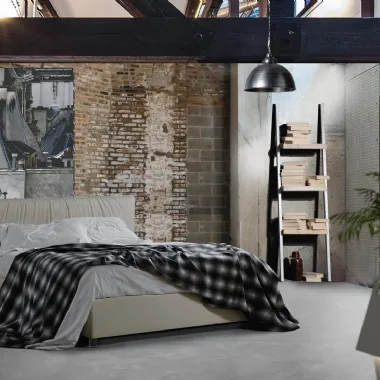 Letto con testiera Idra di Lettissimi