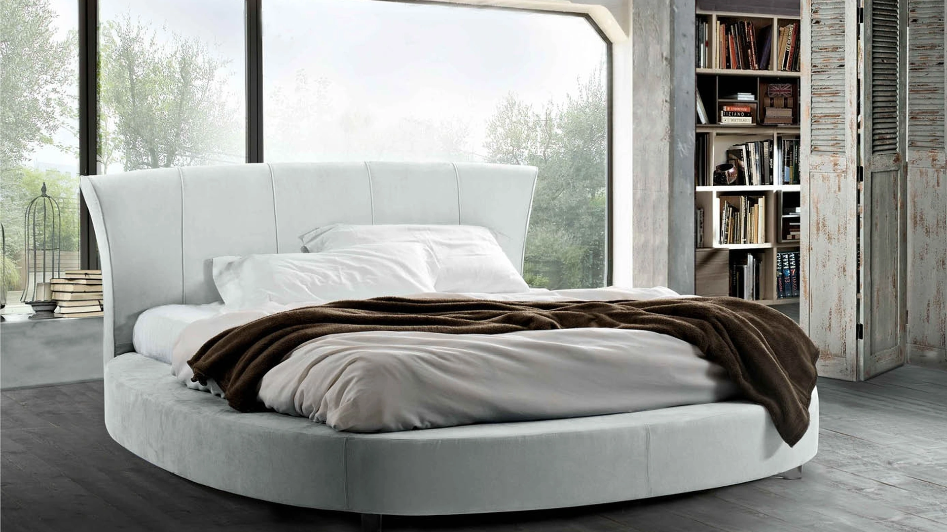 Letto in pelle Onda di Lettissimi