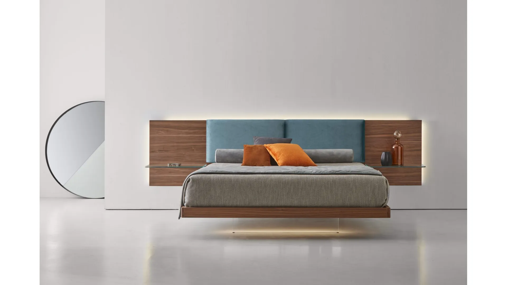 Letto York Fluttuante di Modesign
