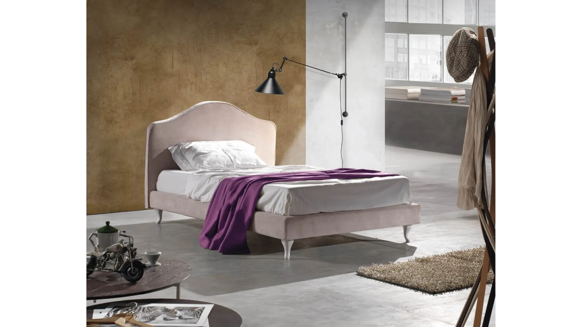 Letto singolo classico Romantico di Lettissimi 