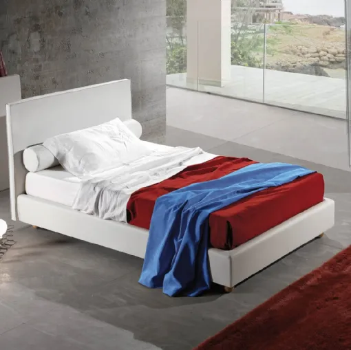 Letto singolo Vela Liscio di Lettissimi 