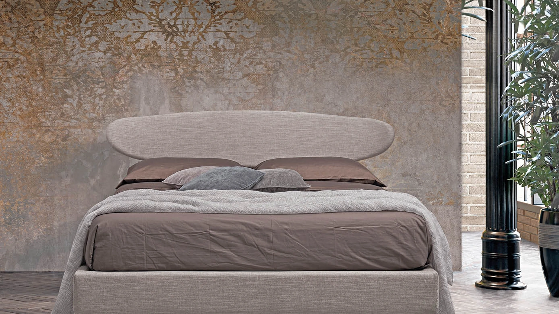 Letto in tessuto Surf di Lettissimi