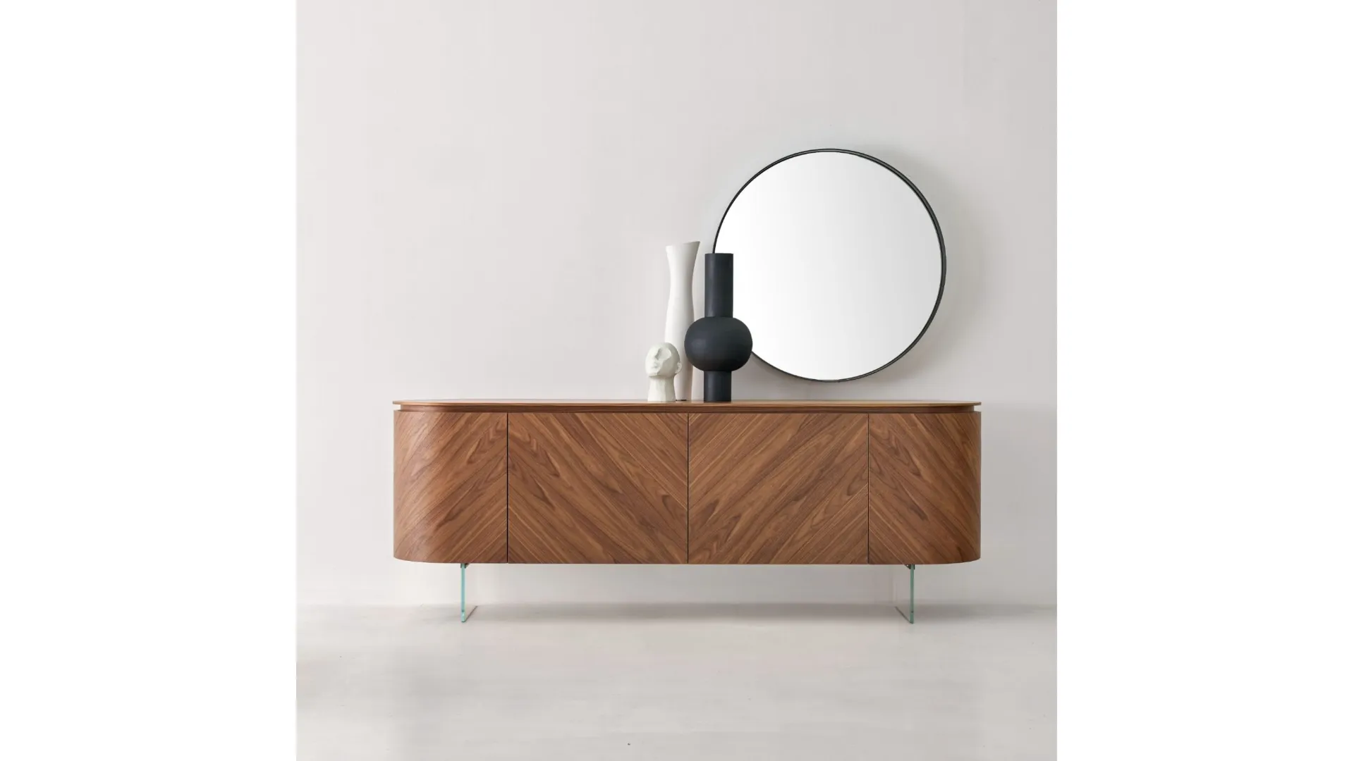 Madia in noce canaletto Opera di Modesign