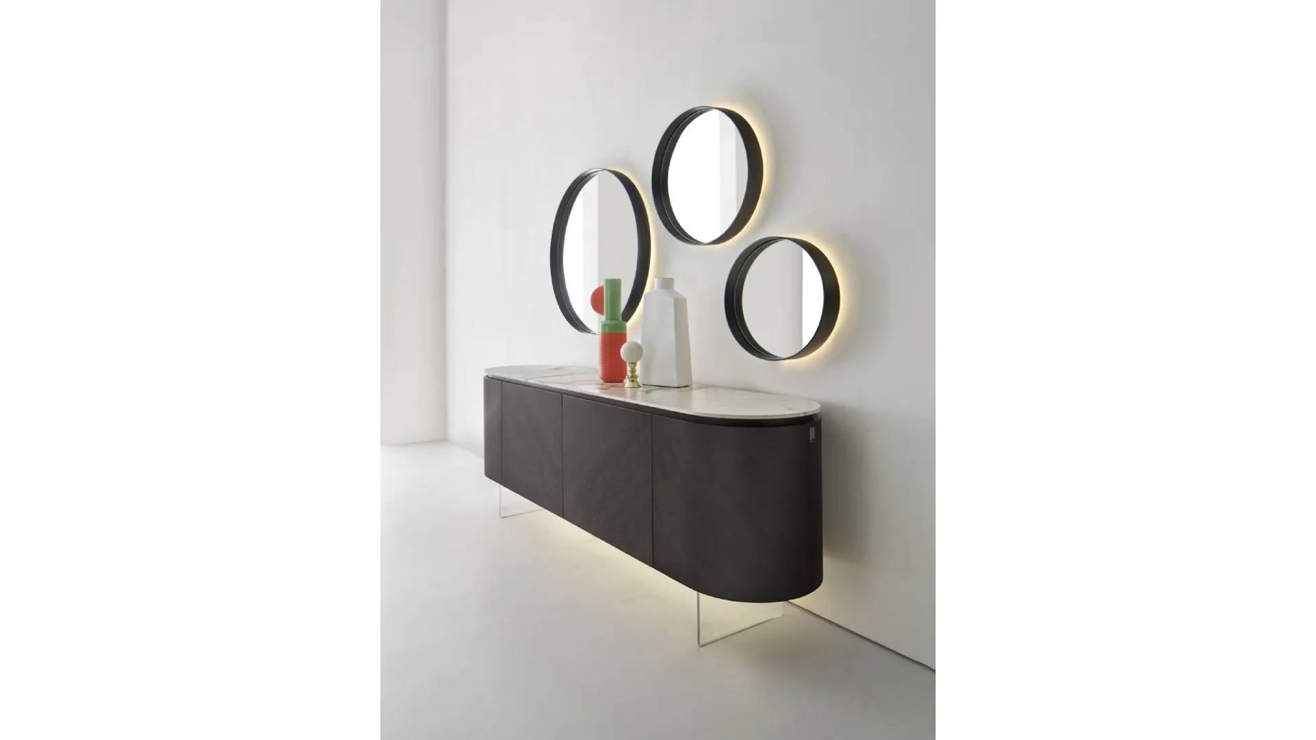 Madia in noce canaletto Opera di Modesign