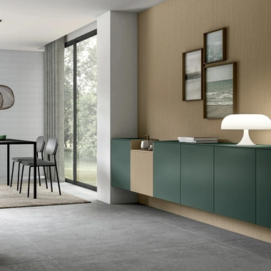 Mobile sospeso Living Glass di Arredo3