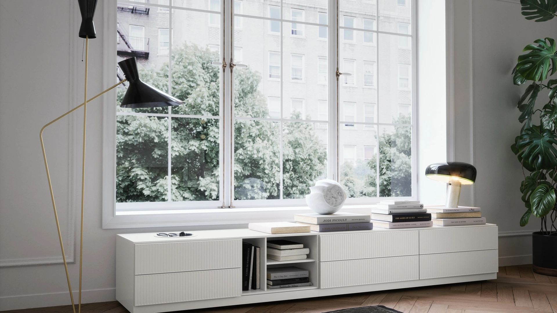 Mobile sospeso Easy System di Novamobili