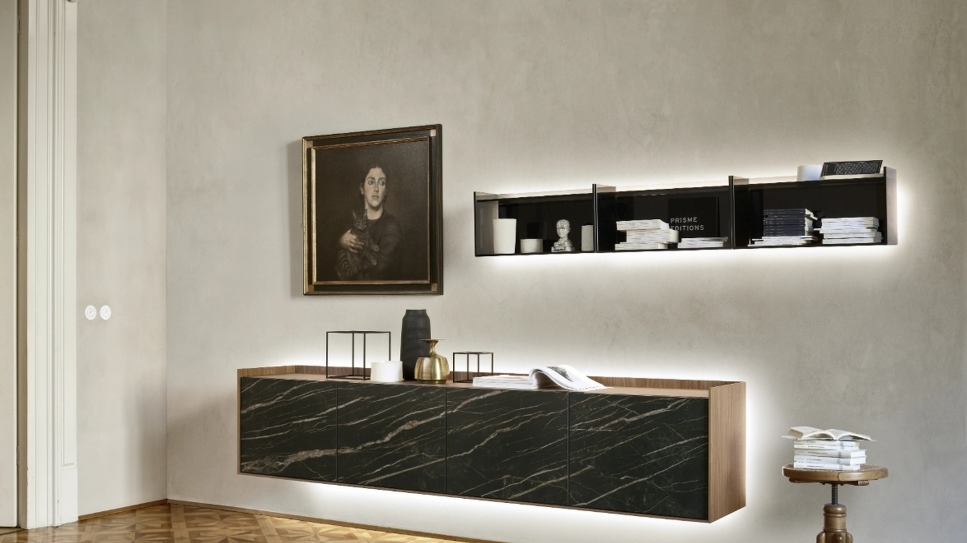 Mobile sospeso Cabaret Ceramica di Sangiacomo