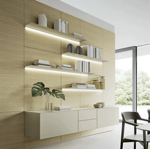 Parete Attrezzata Domino Boiserie 01 di Sangiacomo