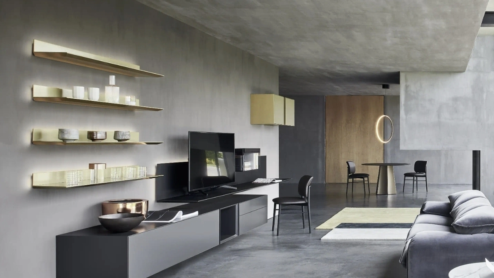 Parete Attrezzata Domino-06 Sangiacomo