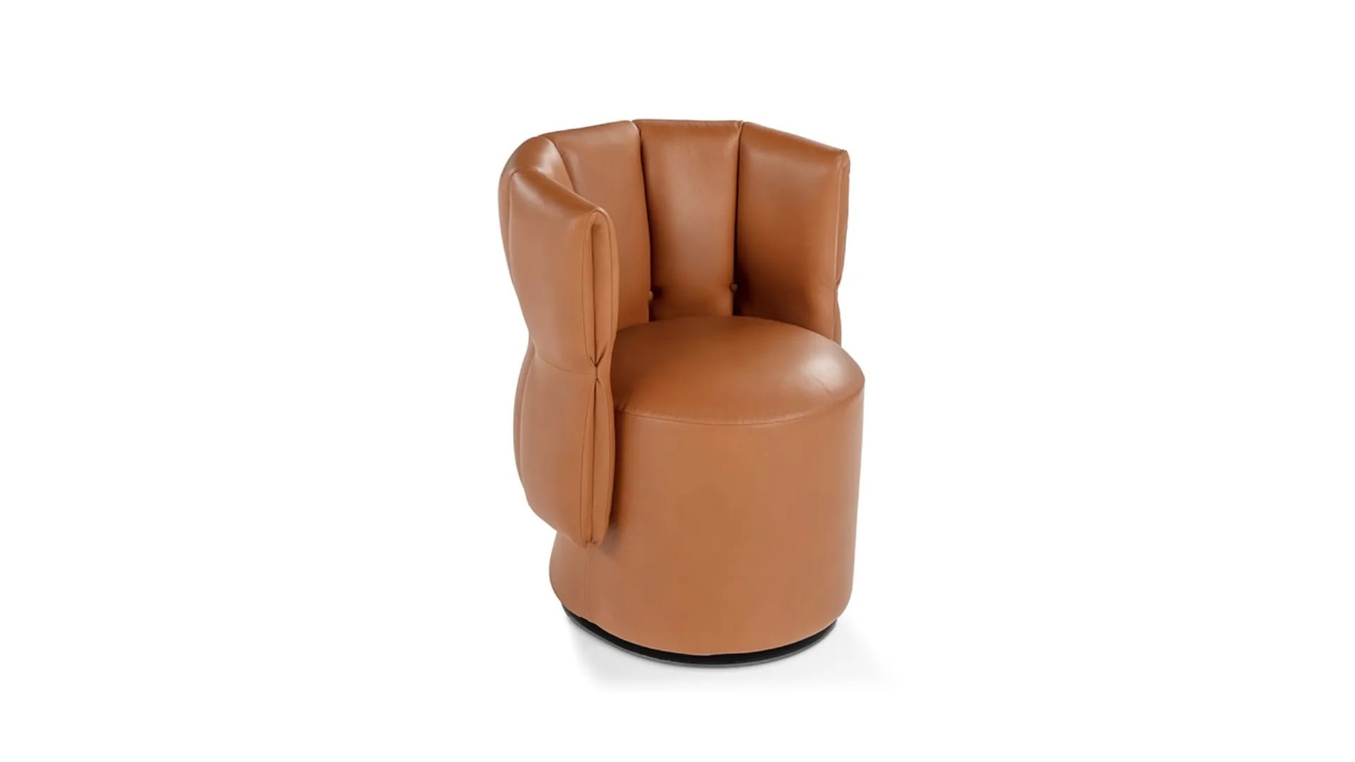 Poltroncina di design in pelle Madame G di Calia