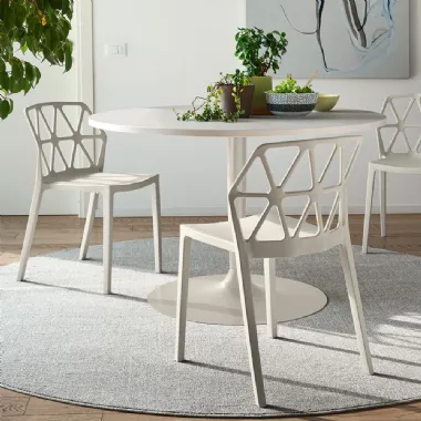 Sedia di design in polipropilene Alchemia di Connubia