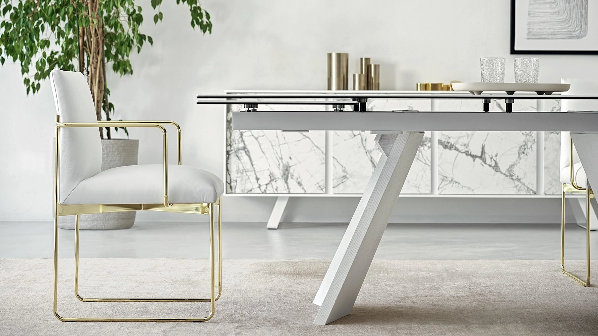 Sedia imbottita Gala di Calligaris