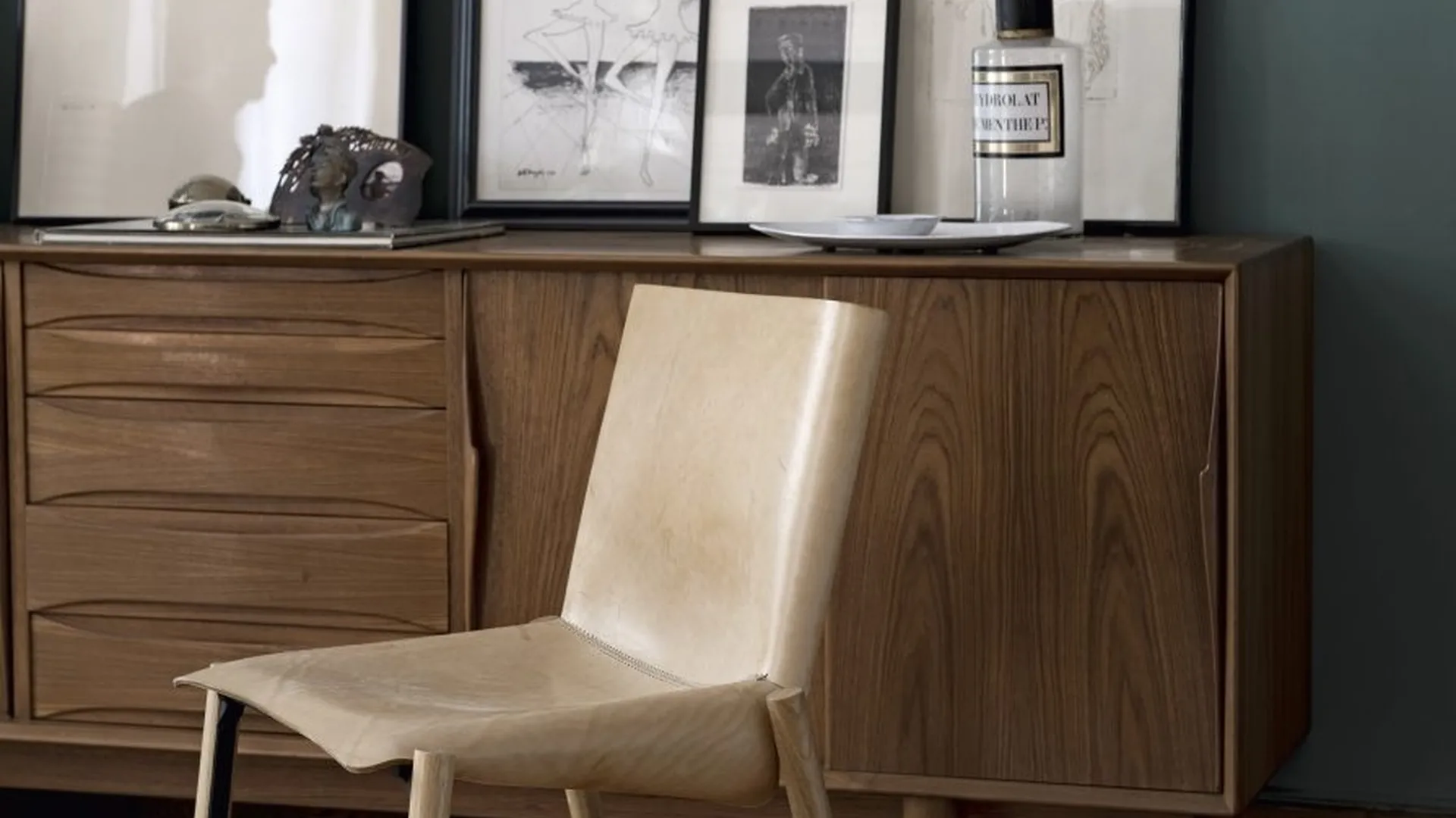 Sedia in cuoio 1085 Edition di Kristalia