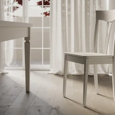 Sedia Rose completamente in legno di Arredo3