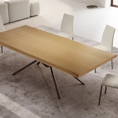 Tavolo rettangolare in legno Air di Ingenia