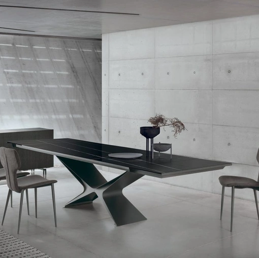 Tavolo allungabile Baltik Glass Decor di Sedit