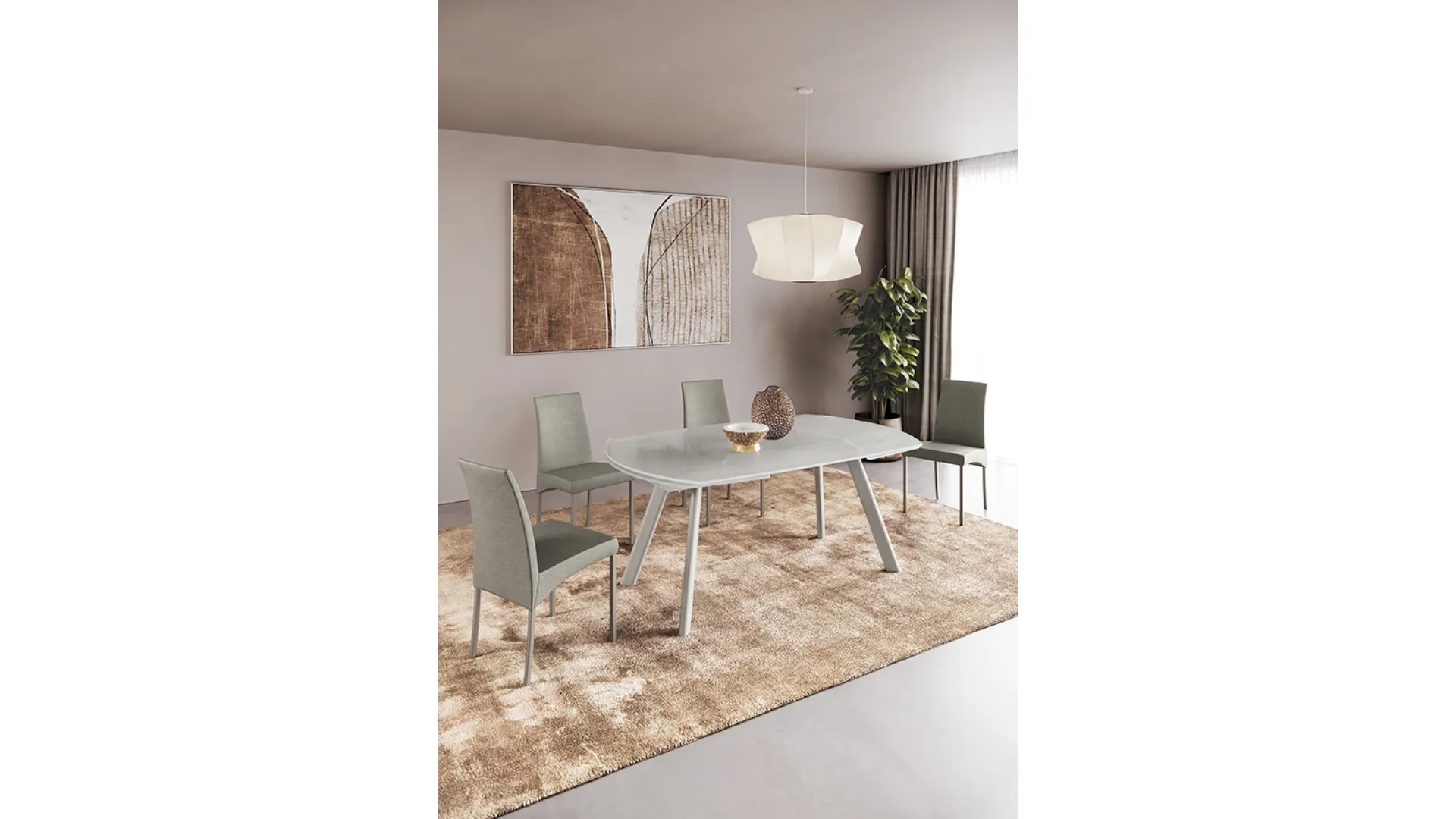 Tavolo Brooklyn a botte in Superceramica di Ingenia