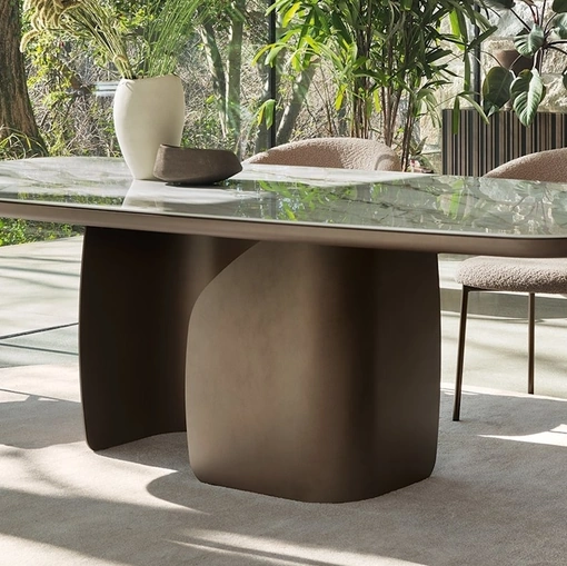 Tavolo in ceramica Twins di Calligaris