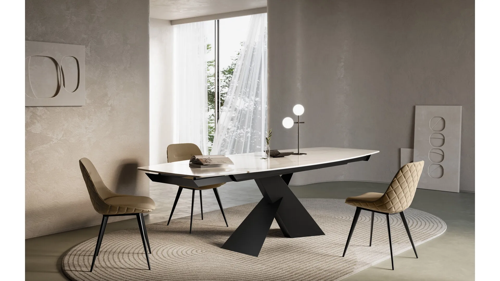 Tavolo allungabile Fox gres di Arredo3
