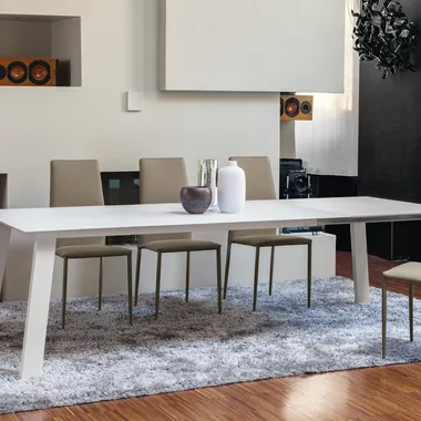 Tavolo allungabile Kalua in Cristallo di Ingenia