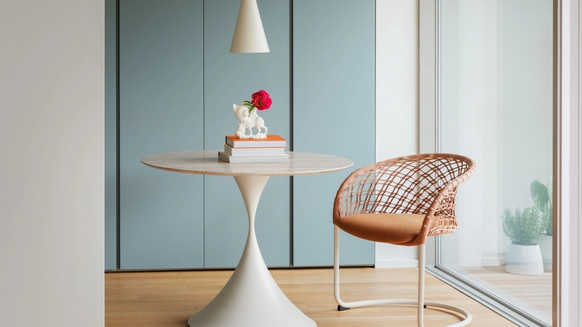 Tavolo rotondo Leo di Midj